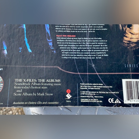 1998 Vtg Brand New Sealed X Files Agent Dana Scully Action Figure Doll - Picture 9 of 16